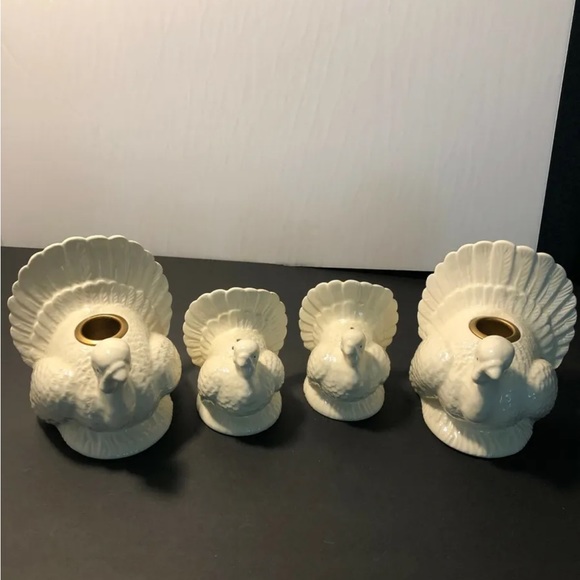 Vintage Turkey candle holders and S&P shakers - Picture 1 of 7